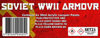 SET21 SOVIET WWII ARMOUR Colour Set