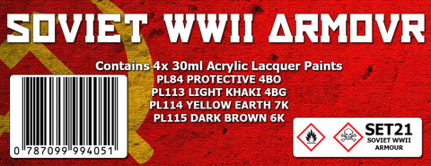 SET21 SOVIET WWII ARMOUR Colour Set