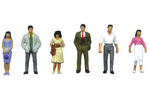 Figures HO (1:87) Painted City 93390 SFI-88P pack of 6