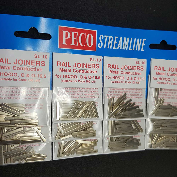 Rail Joiners SL-10 Metal Conductive - PECO (pk 24)