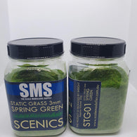 STG01 Static Grass 3mm SPRING GREEN 30g
