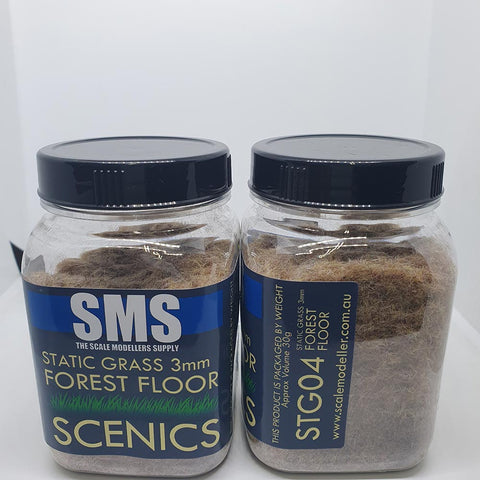 STG04 Static Grass 3mm FOREST FLOOR 30g