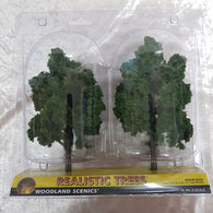 Trees, Realistic Medium Green 2pk 7-8"