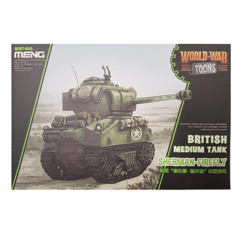 WWToons Medium Tank Sherman-Firefly British - Meng