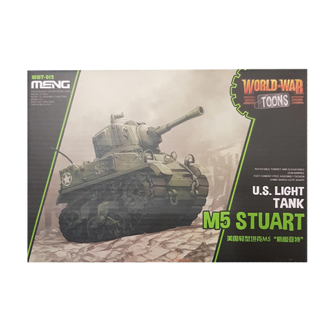 WWToons Light Tank M5 Stuart US - Meng