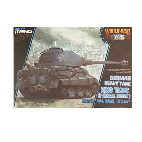 WWToons King Tiger Tank (Porsche) - Meng
