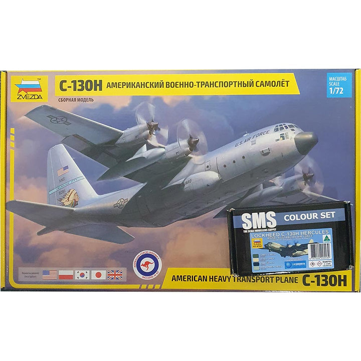 Hercules C-130H 1:72 with paints - Zvezda